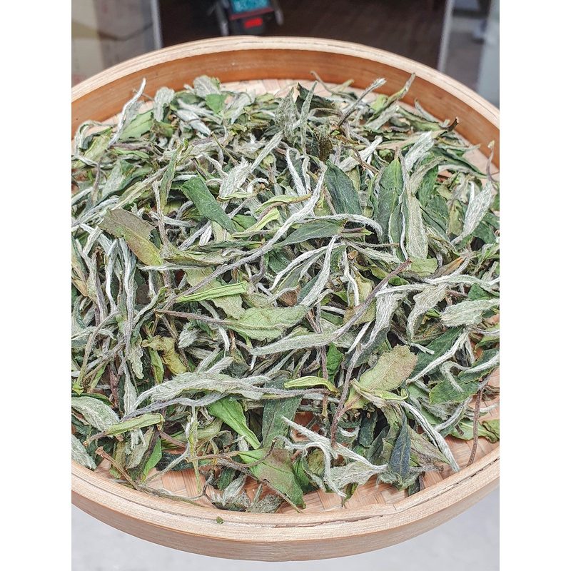 福鼎荒野白牡丹 高山散茶 竹匾晾晒